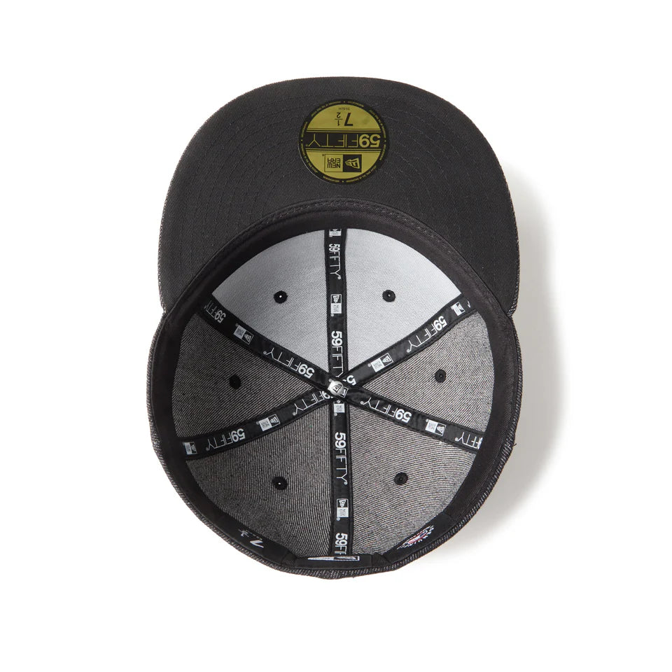 59FIFTY Los Angeles Dodgers Denim Black Fitted