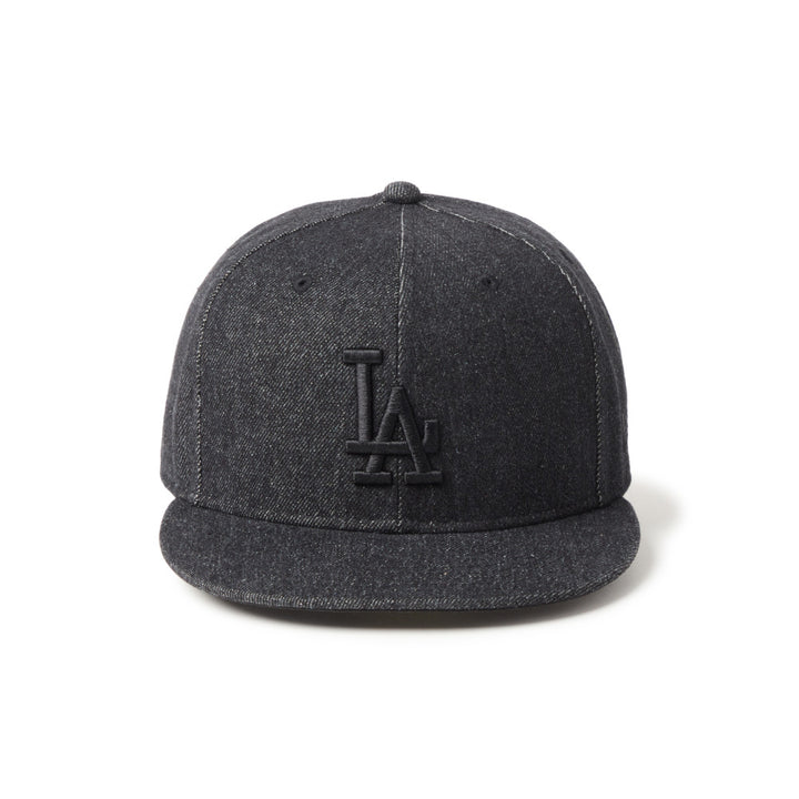 59FIFTY Los Angeles Dodgers Denim Black Fitted