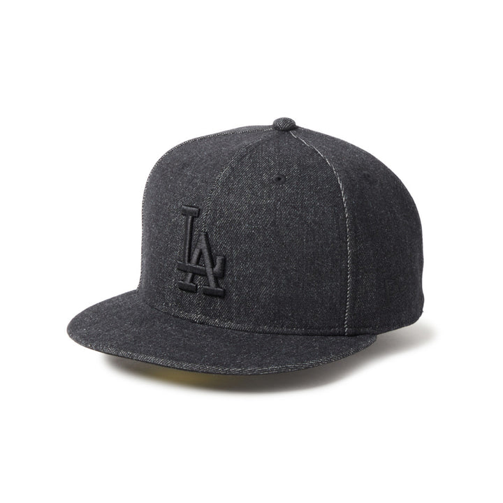 59FIFTY Los Angeles Dodgers Denim Black Fitted