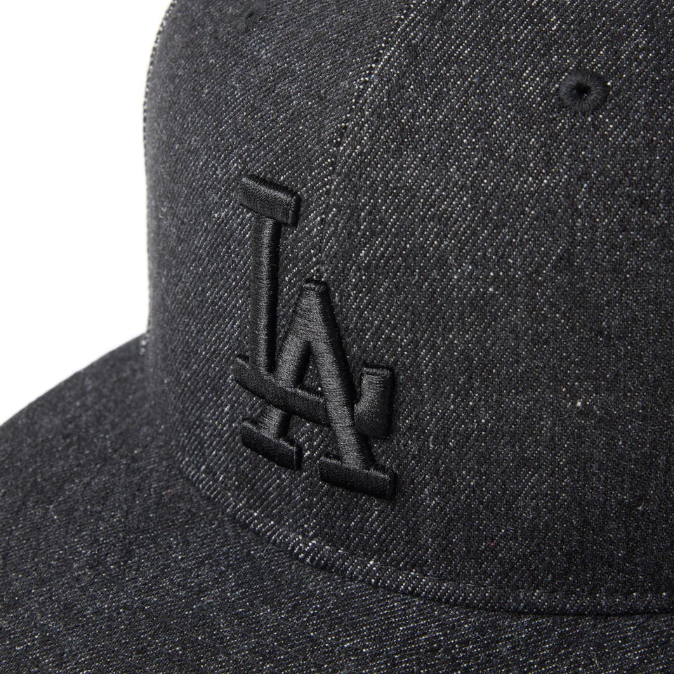 59FIFTY Los Angeles Dodgers Denim Black Fitted
