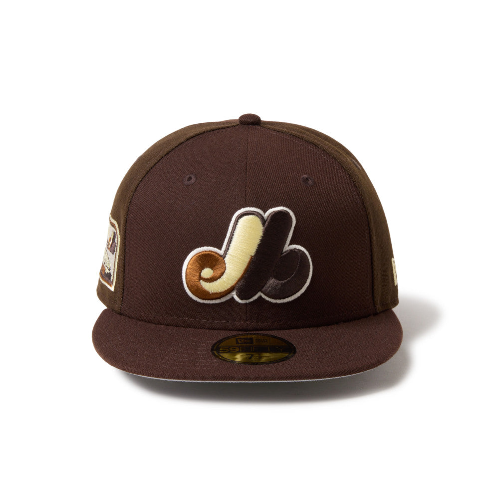 59FIFTY Montreal Expos Cooperstown Cold Brew Burnt Wood Walnut Fitted