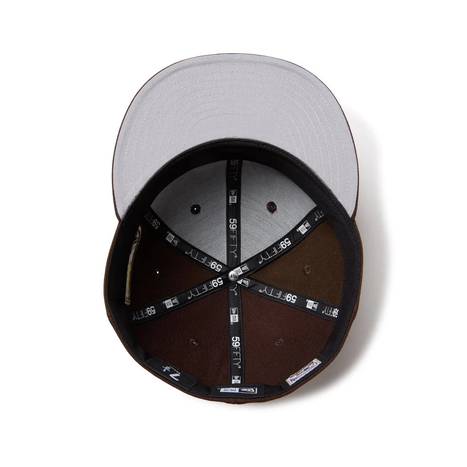 59FIFTY Montreal Expos Cooperstown Cold Brew Burnt Wood Walnut Fitted