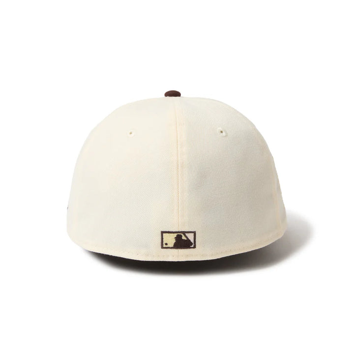 59FIFTY Florida Marlins Cooperstown Cold Brew Ivory Burnt Wood Fitted
