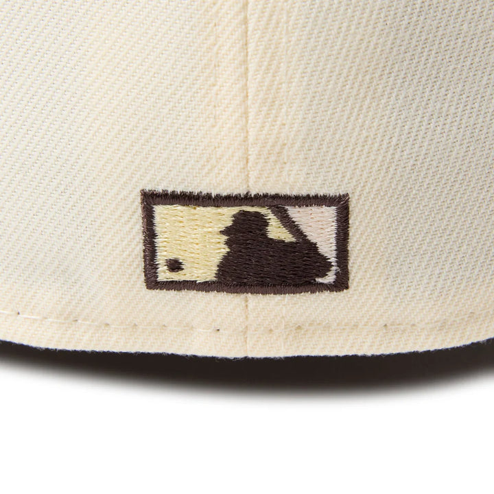 59FIFTY Florida Marlins Cooperstown Cold Brew Ivory Burnt Wood Fitted