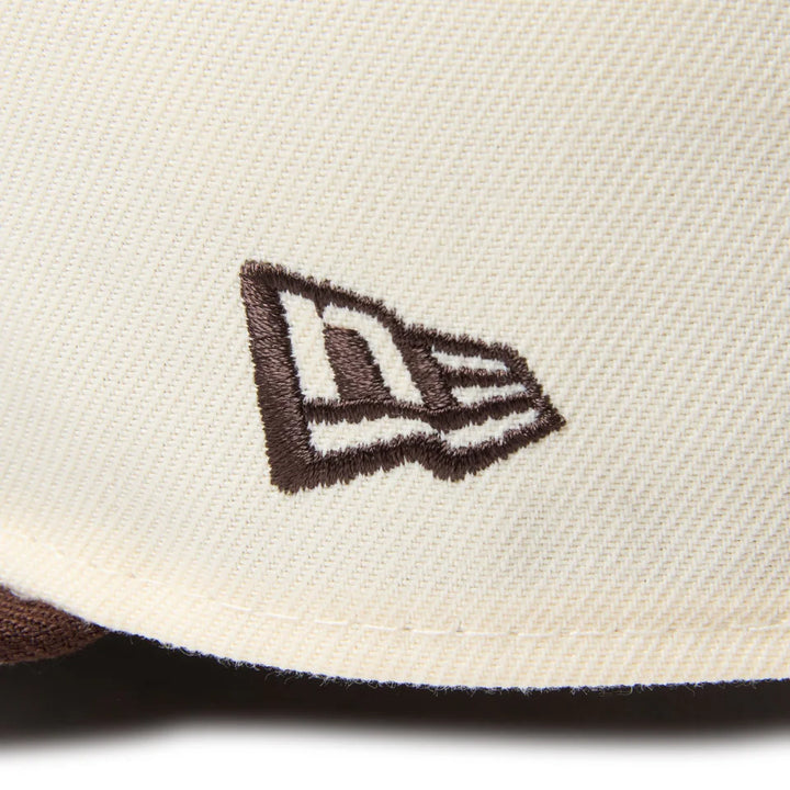 59FIFTY Florida Marlins Cooperstown Cold Brew Ivory Burnt Wood Fitted