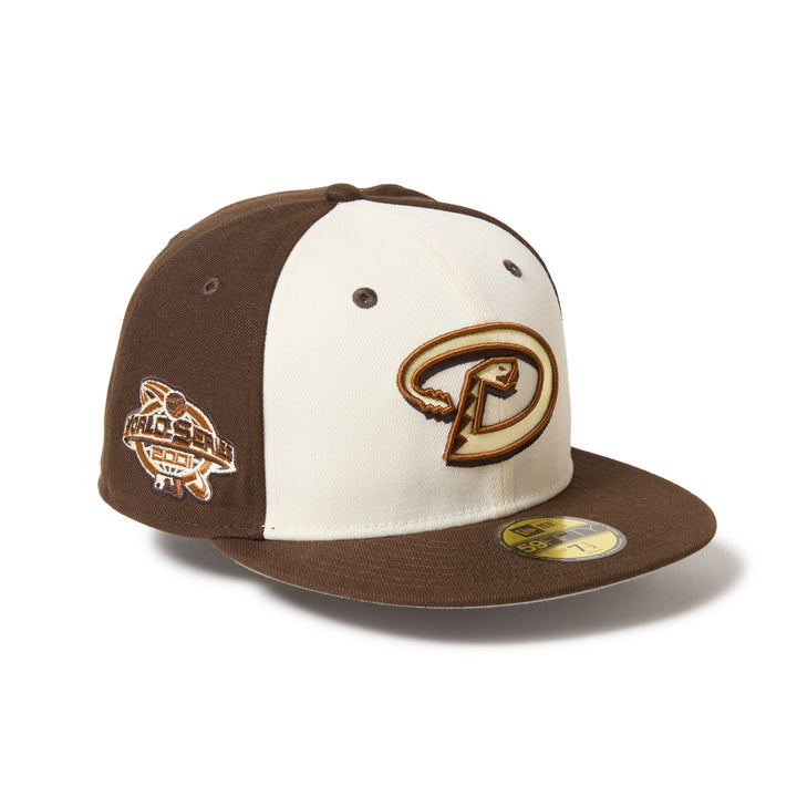 59FIFTY Arizona Diamondbacks Cooperstown Cold Brew Walnut Ivory Fitted