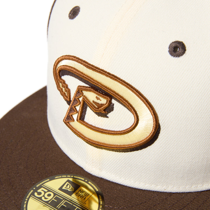59FIFTY Arizona Diamondbacks Cooperstown Cold Brew Walnut Ivory Fitted