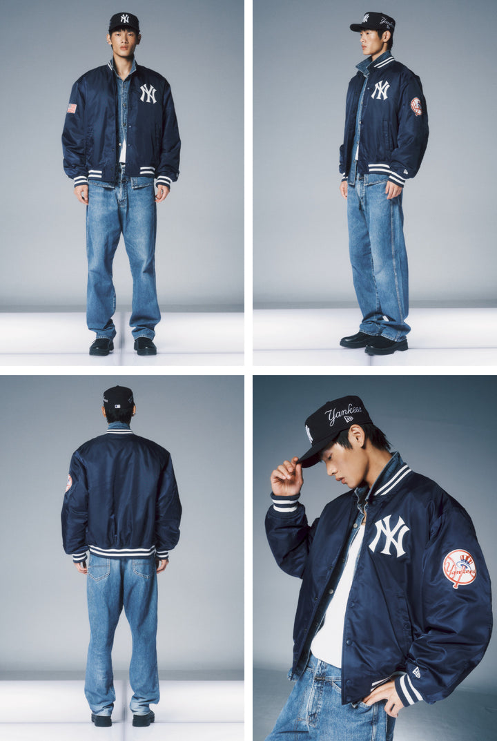 New York Yankees MLB Authentic Navy Stadium Jacket