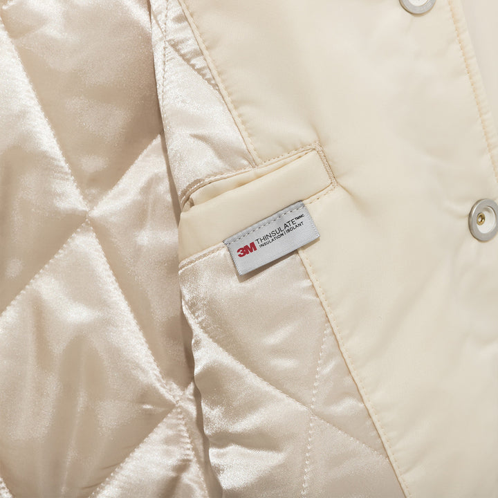 Milwaukee Brewers MLB Authentic Ivory Stadium Jacket