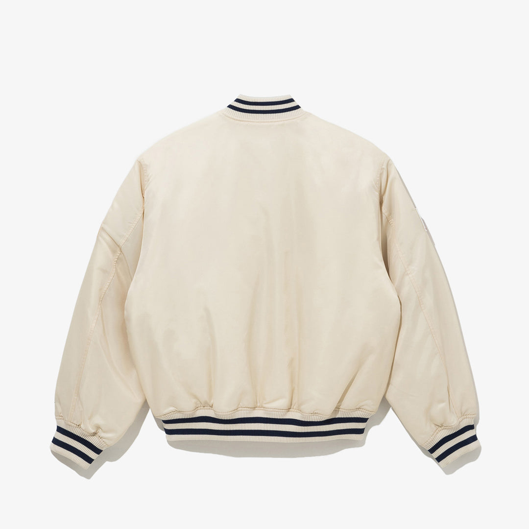 Milwaukee Brewers MLB Authentic Ivory Stadium Jacket