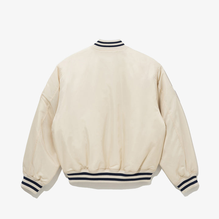 Milwaukee Brewers MLB Authentic Ivory Stadium Jacket