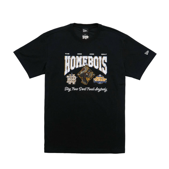 New Era x HomeBois Black Short Sleeve T-Shirt