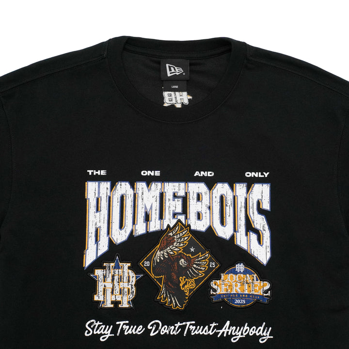 New Era x HomeBois Black Short Sleeve T-Shirt