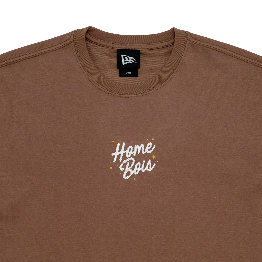 New Era x HomeBois Brown Short Sleeve T-Shirt