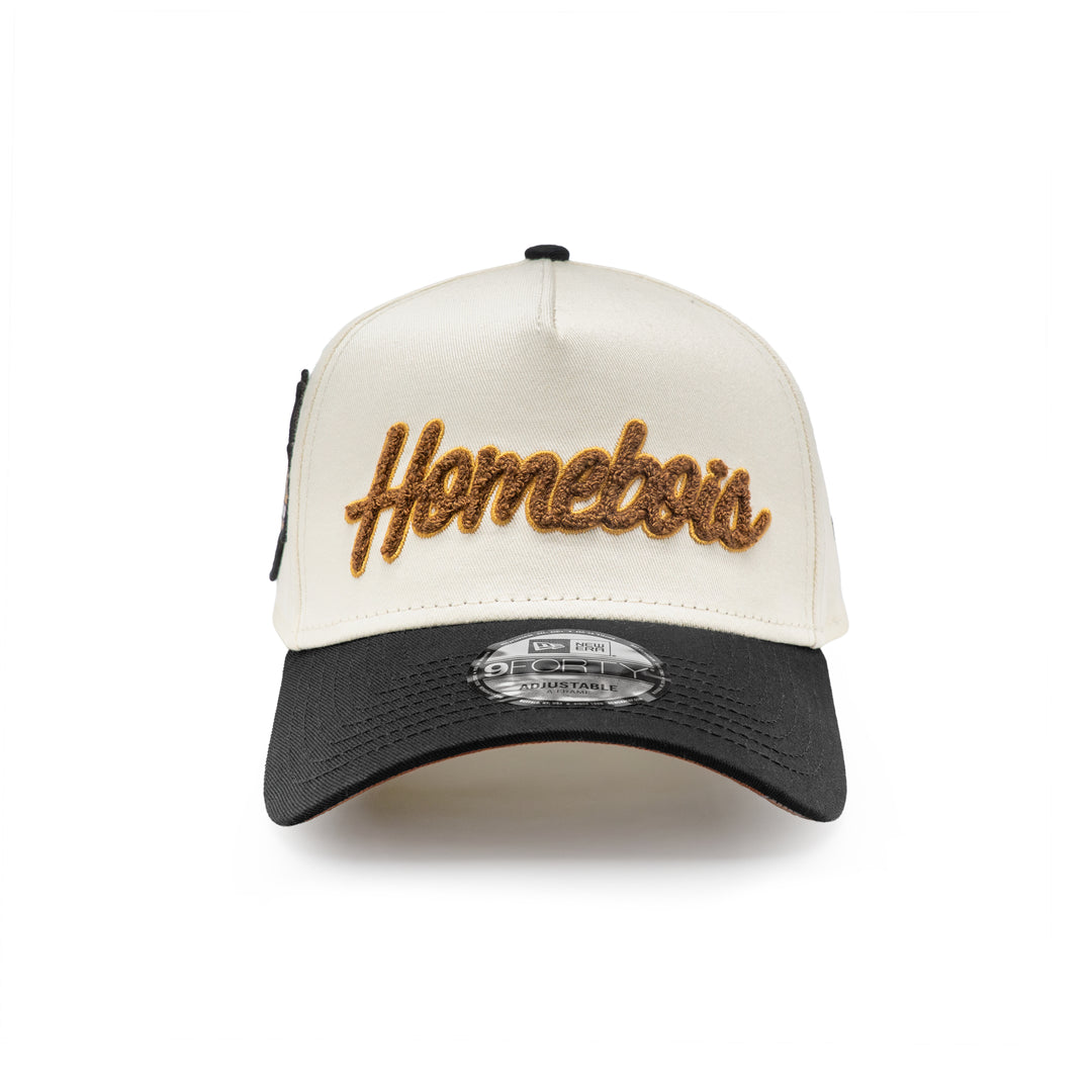 9FORTY A-Frame New Era x HomeBois Chrome White Black Adjustable