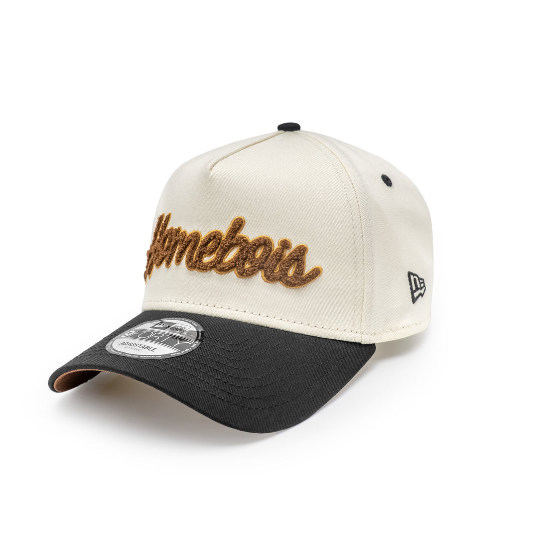 9FORTY A-Frame New Era x HomeBois Chrome White Black Adjustable