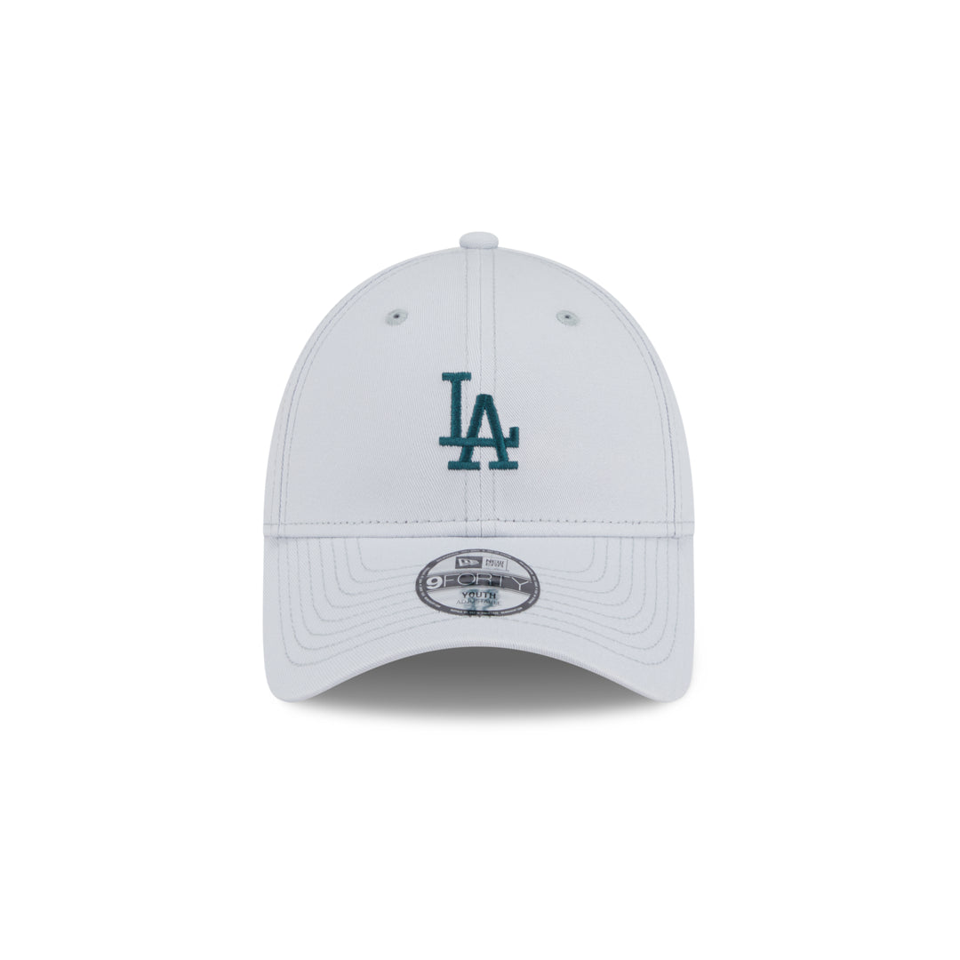 9FORTY Kids Los Angeles Dodgers Silver Snow Snapback