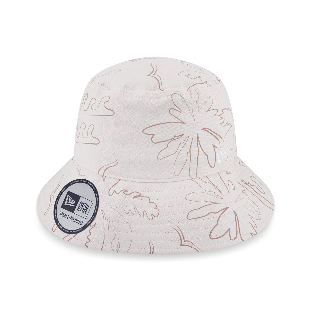 New Era Resort Vintage Stone Bucket Hat