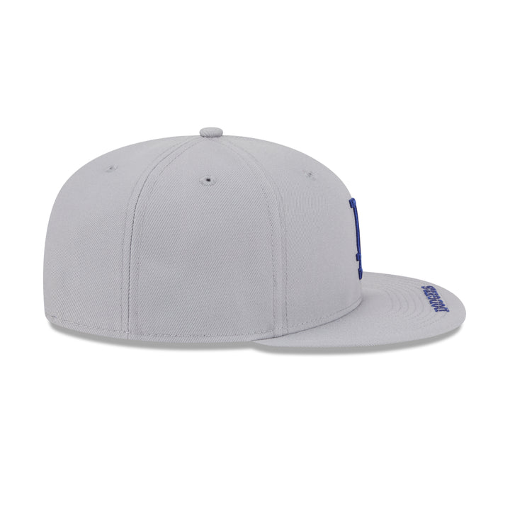 9FIFTY Los Angeles Dodgers MLB Visor Gray Snapback