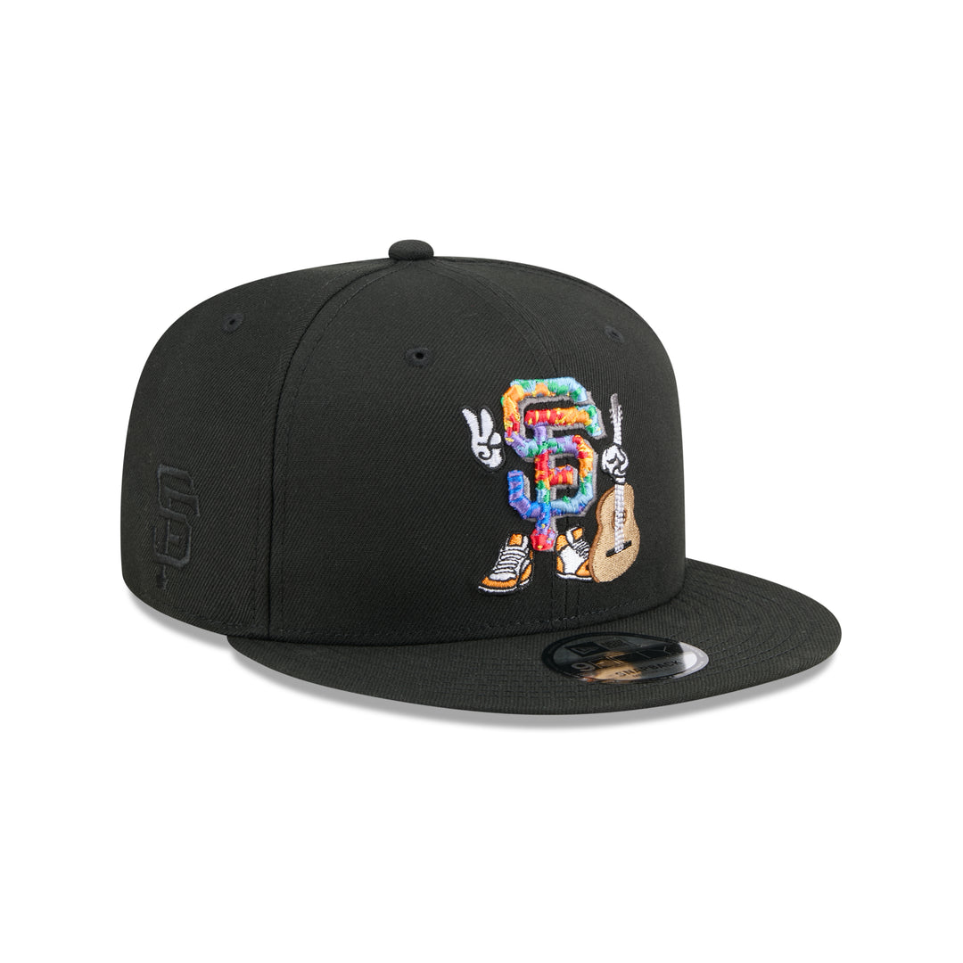 9FIFTY San Francisco Giants MLB Cartoon Black Snapback