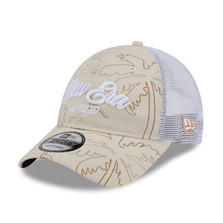 9FORTY Unstructured Trucker New Era Resort Vintage Stone White Adjustable