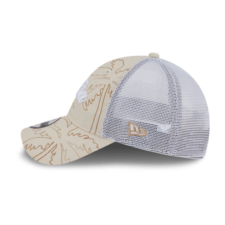 9FORTY Unstructured Trucker New Era Resort Vintage Stone White Adjustable
