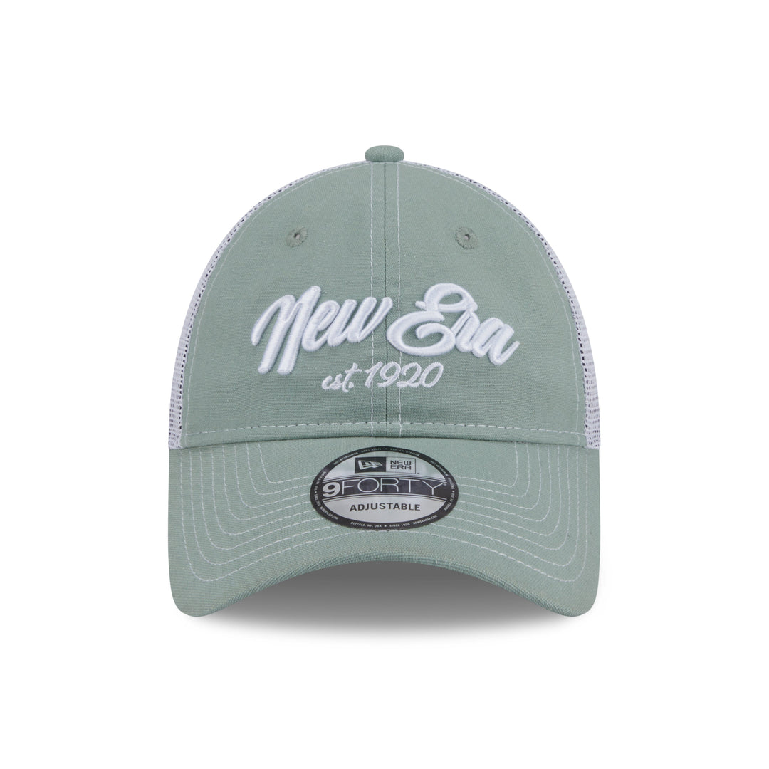 9FORTY Unstructured Trucker New Era Resort Everest Green Adjustable