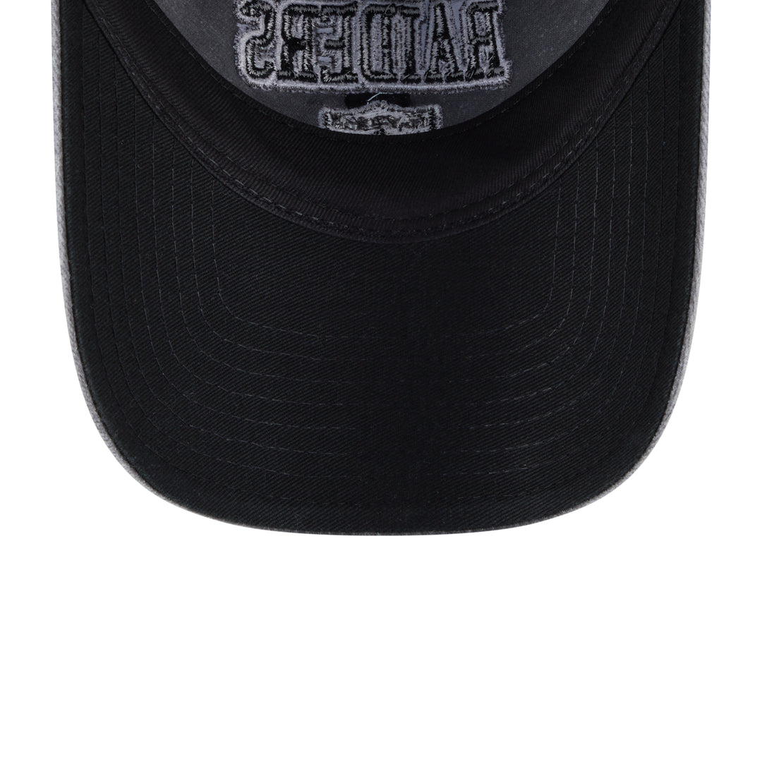 9FORTY Unstructured Las Vegas Raiders Wear Black Washed Gray Adjustable