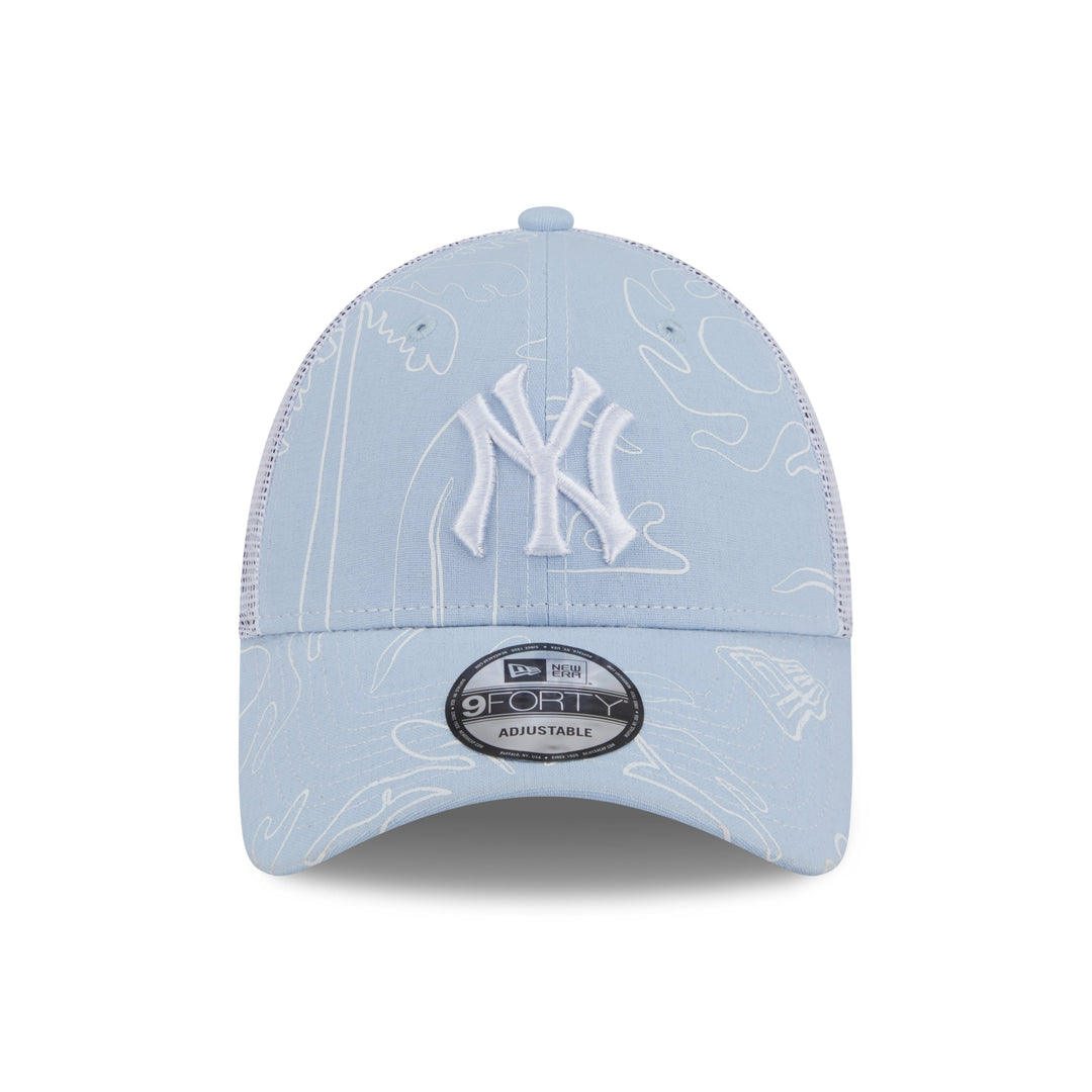 9FORTY Trucker New York Yankees Resort Soft Blue Adjustable