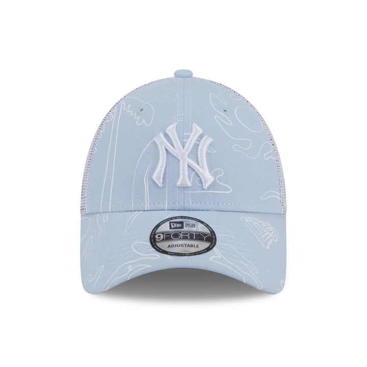 9FORTY Trucker New York Yankees Resort Soft Blue Adjustable