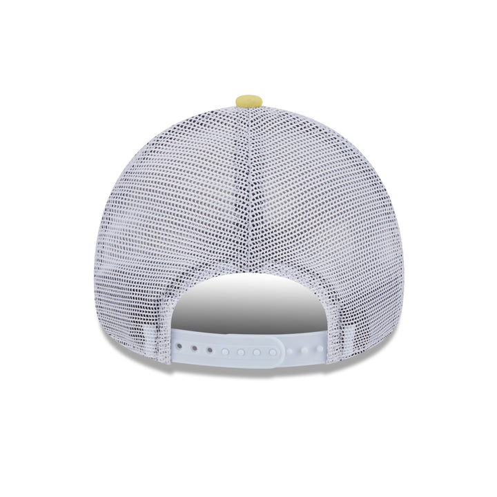 9FORTY A-Frame Trucker Los Angeles Dodgers Resort Baby Yellow Snapback