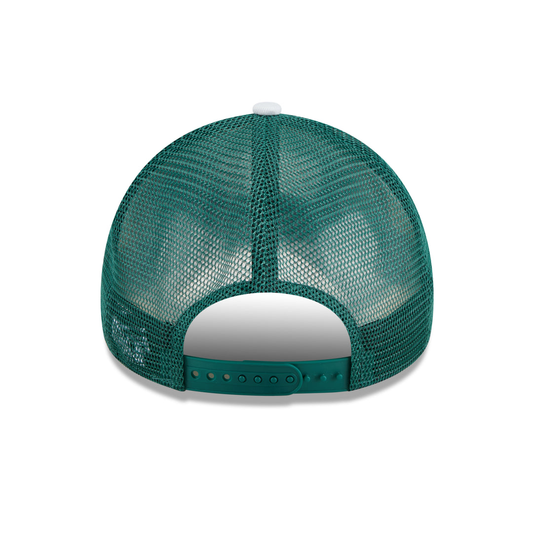 9FORTY A-Frame Trucker New York Yankees Color Era Silver Snow Green Snapback