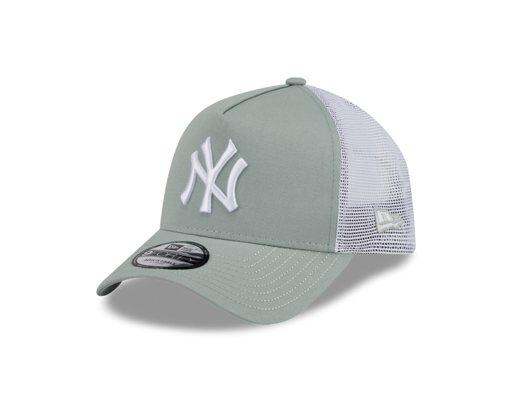 9FORTY A-Frame Trucker New York Yankees Color Era Everest Green Snapback