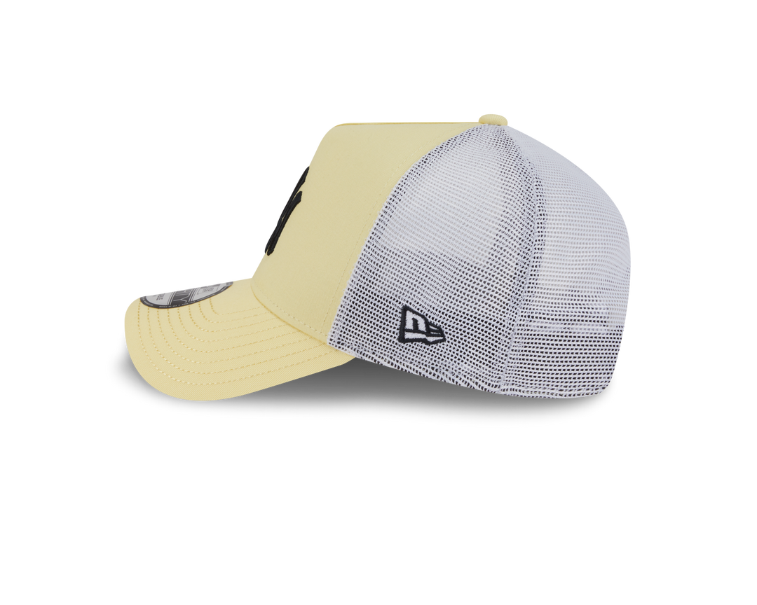 9FORTY A-Frame Trucker New York Yankees Color Era Baby Yellow Snapback