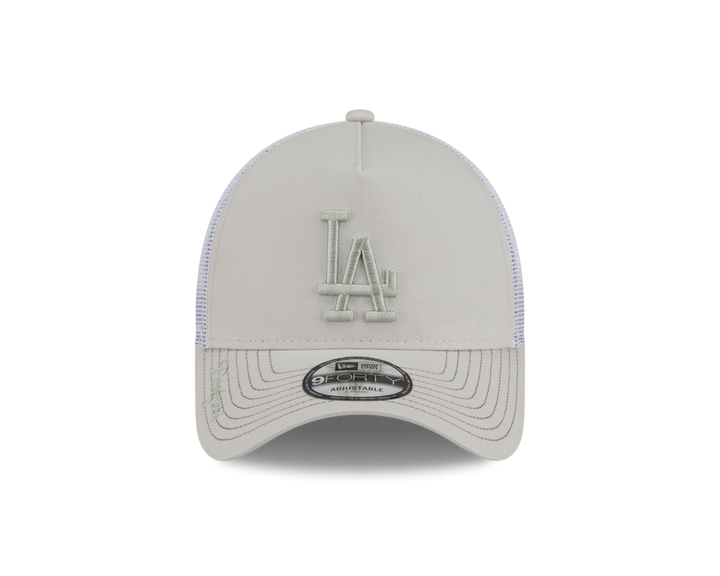 9FORTY A-Frame Trucker Los Angeles Dodgers Color Era Vintage Stone Snapback