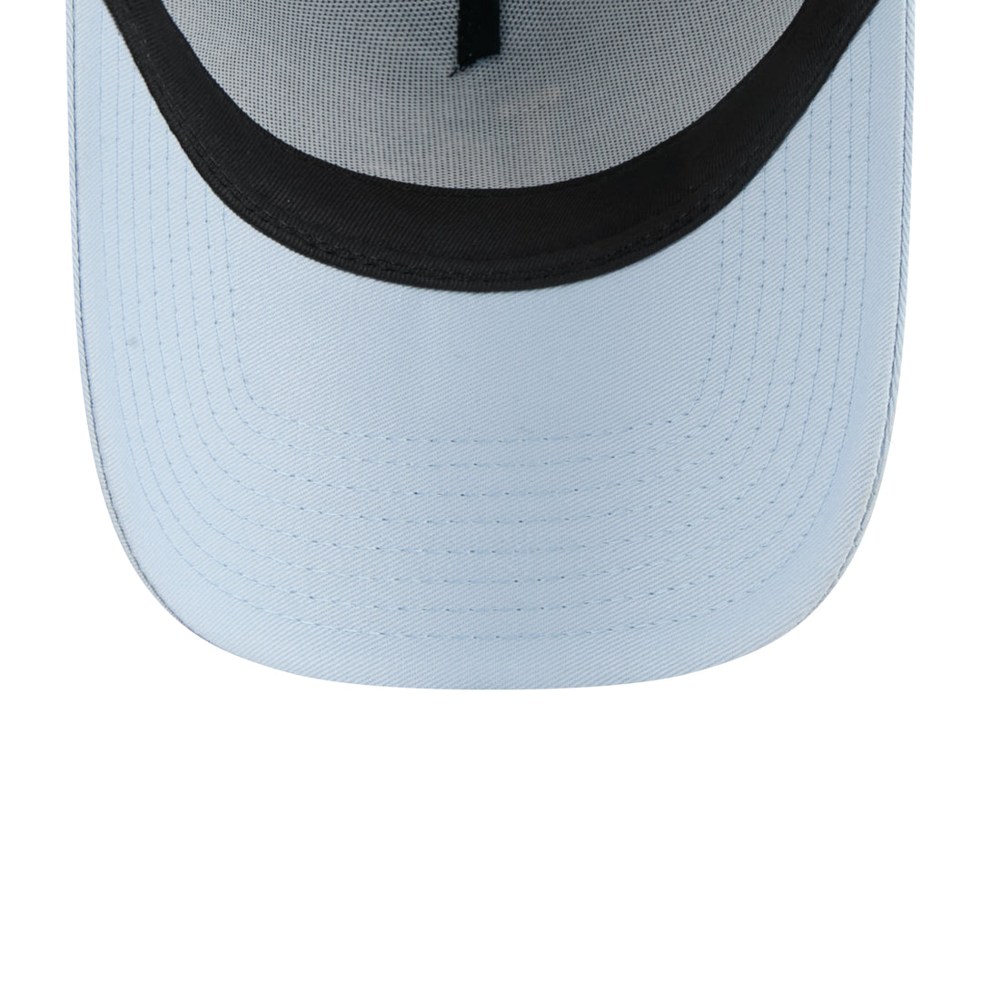 9FORTY A-Frame Trucker Los Angeles Dodgers Color Era Soft Blue Navy Gray Snapback