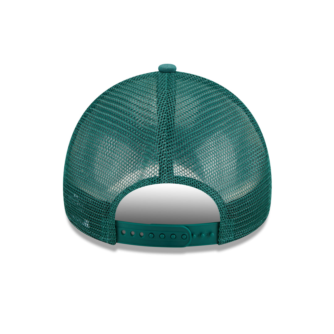 9FORTY A-Frame Trucker Los Angeles Dodgers Color Era Pine Needle Green Snapback