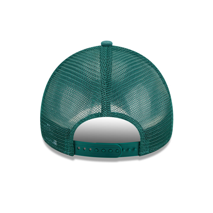 9FORTY A-Frame Trucker Los Angeles Dodgers Color Era Pine Needle Green Snapback