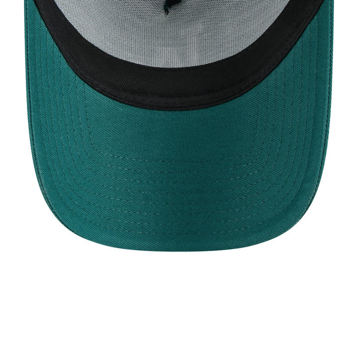 9FORTY A-Frame Trucker Los Angeles Dodgers Color Era Pine Needle Green Snapback
