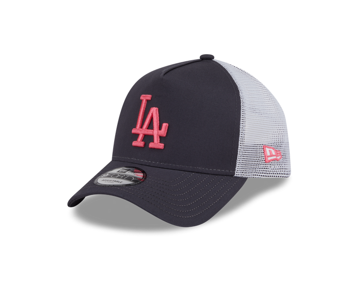 9FORTY A-Frame Trucker Los Angeles Dodgers Color Era Graphite Snapback