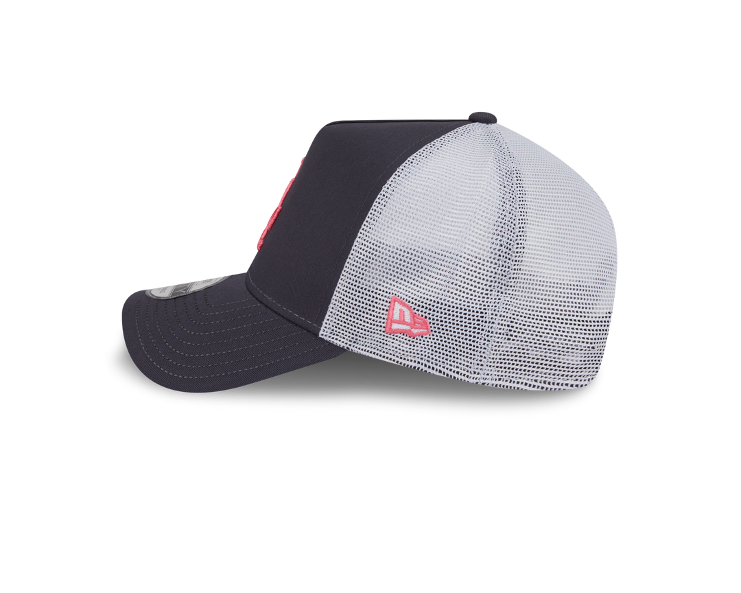 9FORTY A-Frame Trucker Los Angeles Dodgers Color Era Graphite Snapback