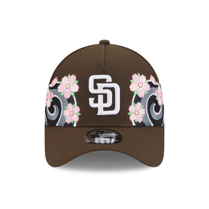 9FORTY A-Frame San Diego Padres Sakura Pack Walnut Adjustable