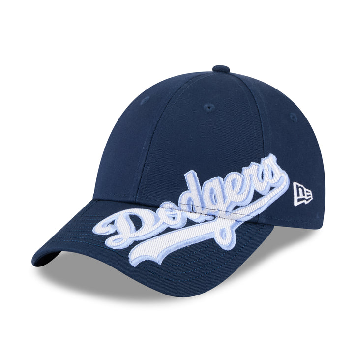9FORTY Los Angeles Dodgers Mix League Cross Panels Ocean Side Blue Adjustable