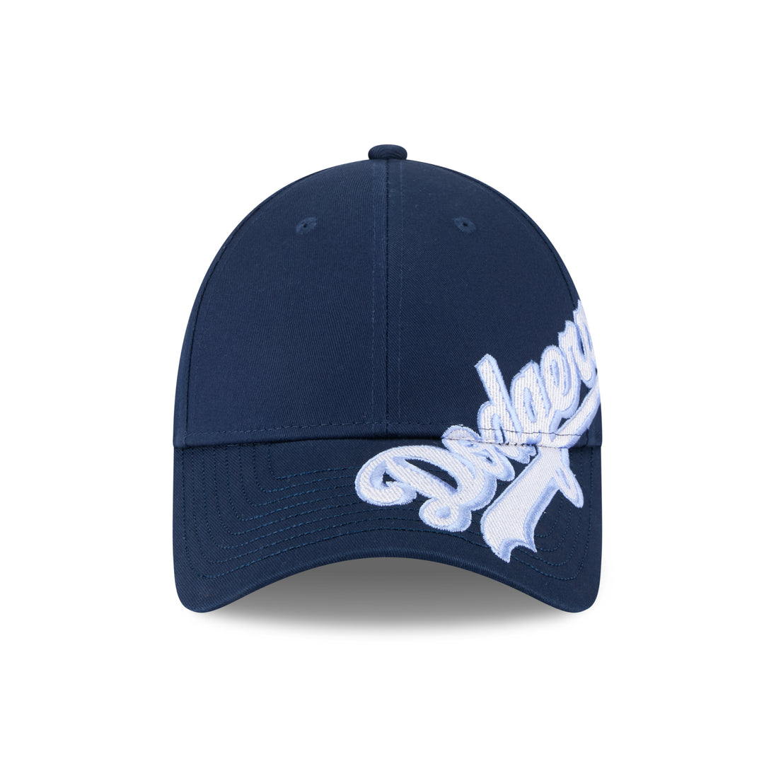 9FORTY Los Angeles Dodgers Mix League Cross Panels Ocean Side Blue Adjustable