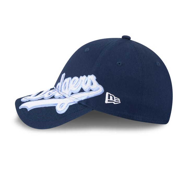 9FORTY Los Angeles Dodgers Mix League Cross Panels Ocean Side Blue Adjustable