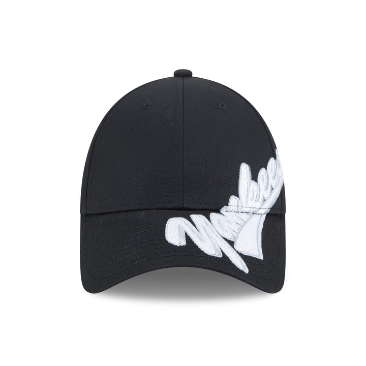 9FORTY New York Yankees Mix League Cross Panels Black Adjustable