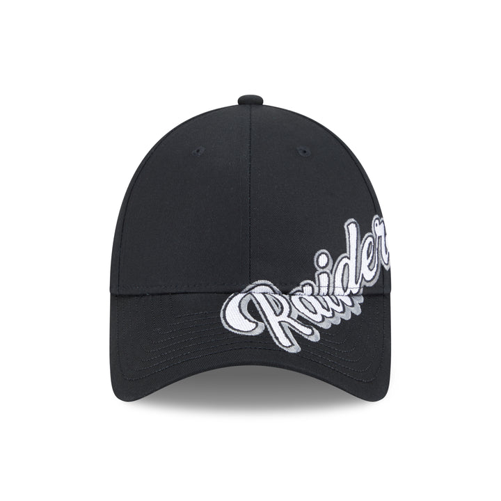 9FORTY Las Vegas Raiders Mix League Cross Panels Black Adjustable