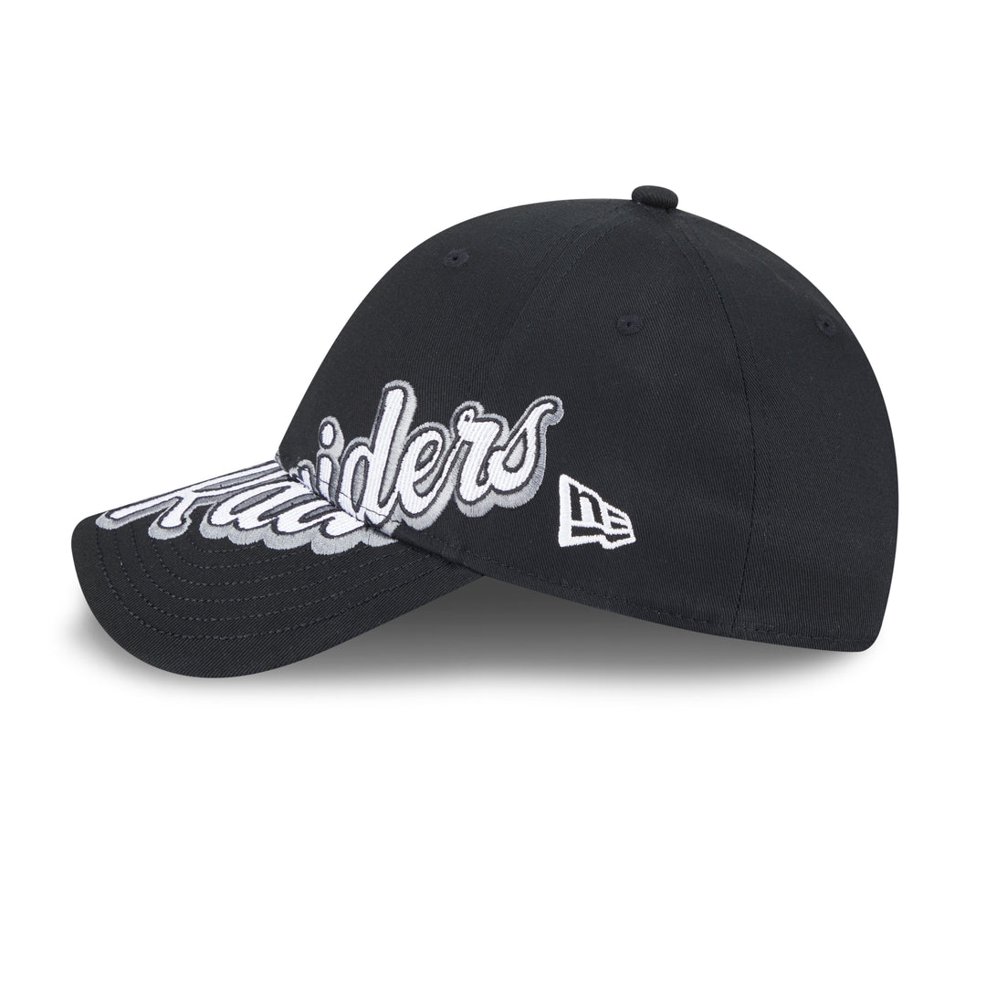 9FORTY Las Vegas Raiders Mix League Cross Panels Black Adjustable