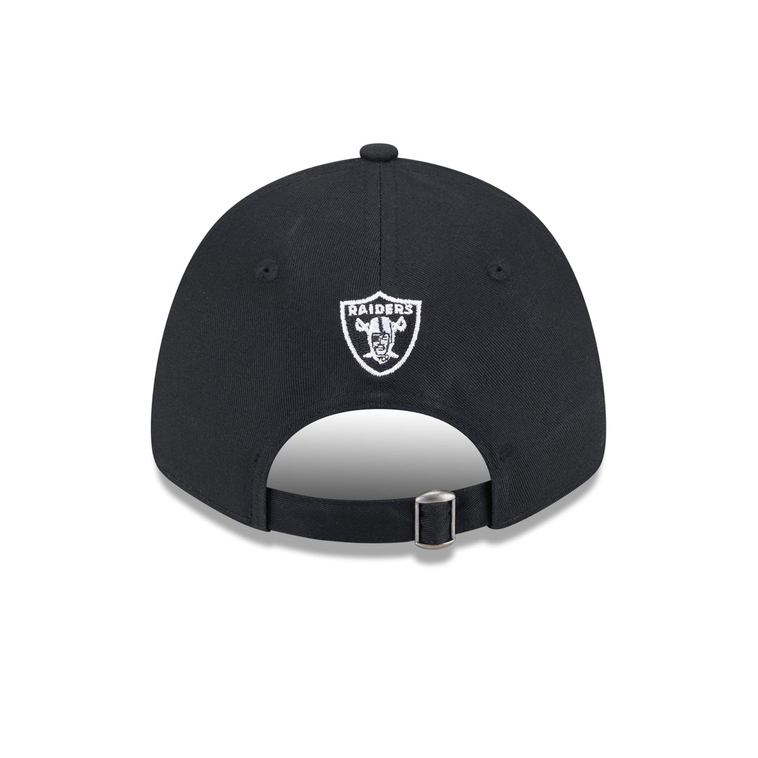 9FORTY Las Vegas Raiders Mix League Cross Panels Black Adjustable