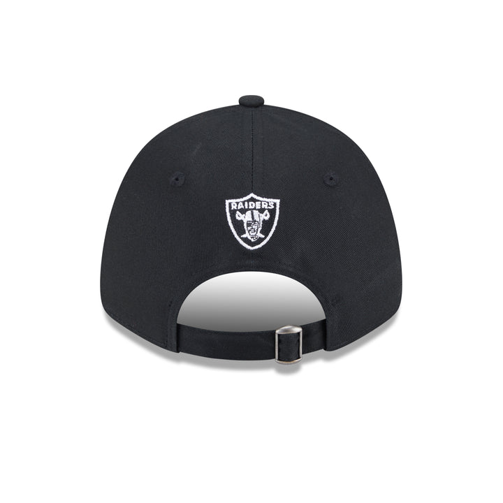 9FORTY Las Vegas Raiders Mix League Cross Panels Black Adjustable